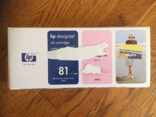 Genuine HP 81 LT Magenta Ink Cartridge