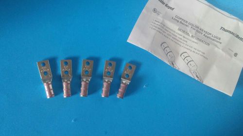 THOMAS &amp; BETTS COPPER COLOR KEYED LUGS/ LOT 5 NEW! SHIPS FREE