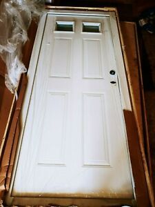 fire rated doors and frames, white, new