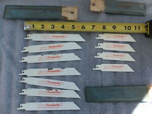 LENOX SAW BLADES 618 AND 418 LOT 11 BLADES TOTAL NEW HACKMASTER R