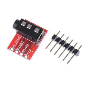 TRRS 3.5mm Jack Breakout Audio Stereo Headphon Microphone Interface Module K5A7