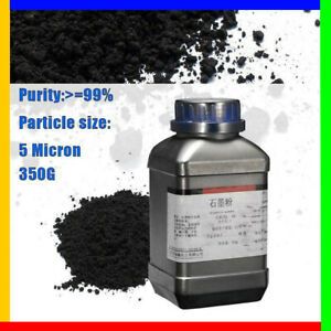 350g Military Grade Black Graphite Powder 5 Micron Ultra Fine 99.9% Non Toxic