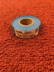 Brady Fluorescent Blue Flagging Tape for Boundaries and Hazardous Areas - Non...