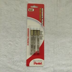 Pentel Refill Eraser for Mechanical Pencils 3 Erasers Per Tube