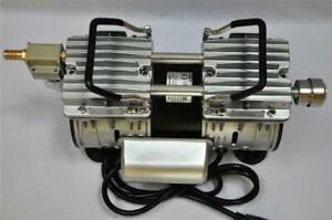 Twin Piston Oilless Vacuum Pump Regulator 4.5CFM Cow/Goat Milker Pulsator Hookup