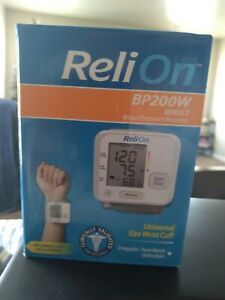 Relion BP 200W Wrist Blood Pressure Monitor NICE with instructions
