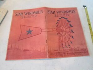 Model 12 Star Windmill Catalog #95 Flint Walling Kendallville IN , vintage, 1912