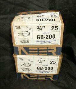 (50) 3/4&#034; Insulated Metallic Grounding Bushings Made in USA