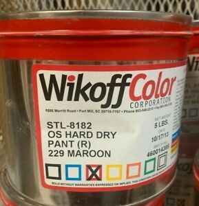 New 5 lb. Can Wikoff Offset Printing Ink Hard Dry
