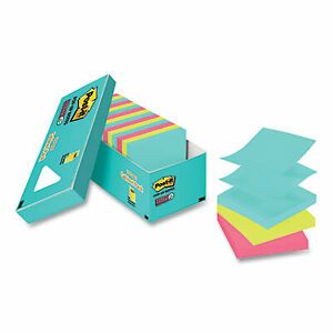 Post-It Pop-Up Notes Su Pad,Popup,3x3,18pads,Ast R33018SSMIAC R330-18SSMIA-CP  -