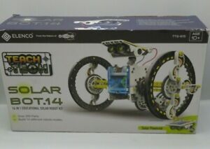 ELENCO TTG-615 BIY Teach Tech Solar 14-in-1 Educational Solar-Powered Robot Kit
