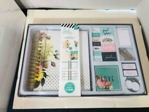 Heidi Swapp Memory Keeping Planner Kit Gold Polka Dot Floral 1044pc