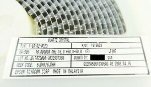 Epson Toyocom SMD Quarz Crystal Unit MA-506 (F) 16MHz 16PF +-50PPM | 10 Stck