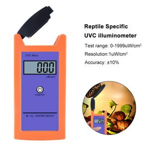RGM-UVC High Accuracy UVC Light Meter UV Radiation for Reptile Measurement Tool