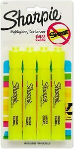 Sharpie Tank Style Highlighters, Chisel Tip, Fluorescent Yellow,(SAN25164PP)