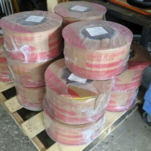 1/4&#034; Contrax Plastic Banding, Signode SP216y  2x1607 18000ft roll