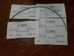 Lot of Five Stainless Steel Compression Springs 302 - 20&#034; Long