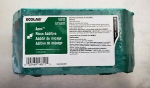 2 ECOLAB Apex Rinse Additives 16811, 6116811. New In Box