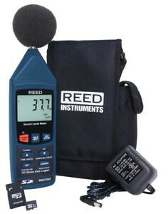 REED Instruments R8070SD-KIT Data Logging Sound Meter with Adapter and SD Card