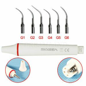 SKYSEA Dental Ultrasonic Piezo Scaling Handpiece Fit EMS + 6 Scaler Tips USA MDO