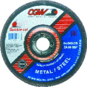CGW 45002 4 1/2  0.045  7/8 Zirconium Depressed Center Cut Wheel, DD4