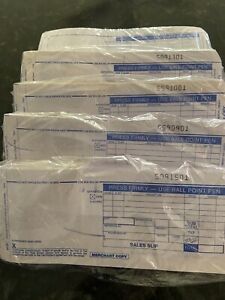 500 LONG 2 PART Credit Card Imprinter Sale Slips Credit Charge Receipt Drafts