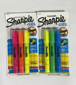(2) Packs - Sharpie Gel Highlighter, Assorted Colors, 3-Count