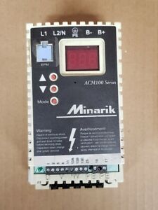 MINARIK ACM110S-0.4 0.50HP 120V INPUT/230V OUTPUT AMC100 MOTOR DRIVE - USED