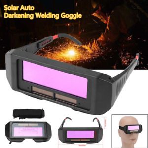 Solar Auto Darkening Welding TIG MIG MMA Goggles Welder Eyes Glasses