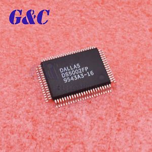 1PCS/5PCS DS5002FP 80-QFP Dallas IC MCU 8-bit DS500x 8051 CISC ROMLess 5V NEW