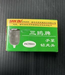 San Ou Keyless Drill Chuck 1/2&#034; 2-13mm 1/2-20UNF Hammer Drill Power Tools