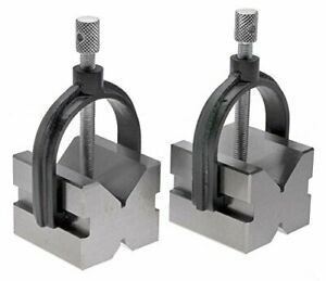 Vme Vb1 1&#034; Capacity V Block And Clamp Pair 158&#034;
