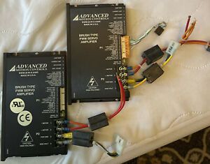 ADVANCED MOTION CONTROLS BRUSH TYPE PWM SERVO AMPLIFIER 30A8V 2 Total 30A8