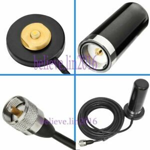 3.5&#034;R2 UHF Antenna Magnetic Base for Kenwood TK-890 TK-890H TK-8180 Mobile Radio