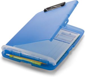Slim Clipboard Storage Box Office School Supplies Record Handling Bookkeeping