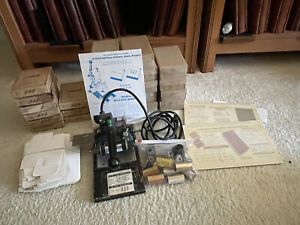 Vintage Universal Match Book Printer &amp; Accessories Franklin MFG w/ Books &amp; Foils