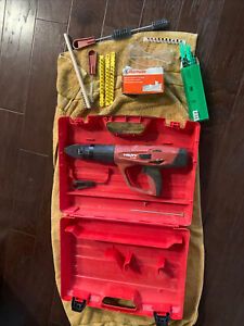 HILTI DX 460 F-8 powder actuated nail gun Fastening Tool KIT &amp; Extras Used