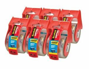 2 Packs of 6 Rolls Scotch Shipping Tape 1.88 in x 22.2 YD