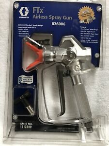 Graco Airless Spray Gun FTx 826086 With 515 &amp; 413 Tip**New**Ships Free