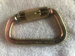 Yoke N-252G/M  Alloy Steel Carabiner 3600 lbs. gate strength--twist locking