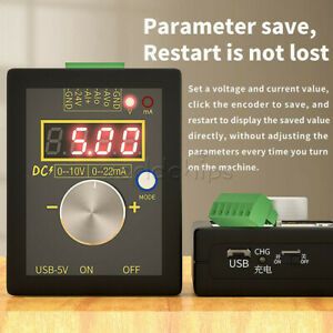 0-20mA Digital Current Voltage Signal Generator Analog for PLC Panel Debugging