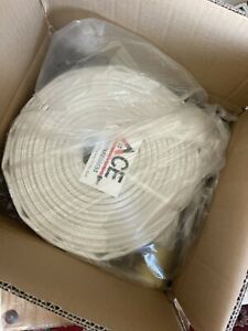 Fire Hose, 1FEL3 Pin Rack Fire Hose,1-1/2&#034; ID x 75 ft