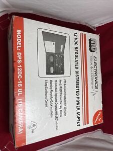MG ELECTRONICS DPS-12DC-16 UL 12 VDC Regulated Distributed Power Supply CCTV