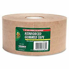 Duck Brand DUC964913 Reinforced Gummed Tape, 2.75 in. x 375 ft., Kraft