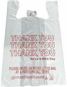 Reli. Thank You T-Shirt Bags (350 Count), Plastic - Bulk Shopping Bags,...