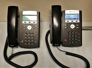 (2) Polycom SoundPoint IP 335 PoE 2200-12375-001, VoIP Phone, Great Condition