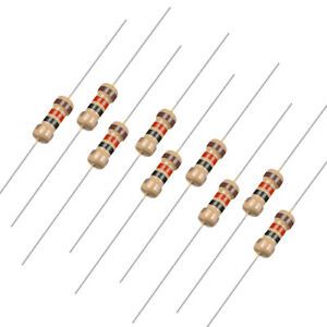 1/4 Watt 12 Ohm Carbon Film Resistor 5% Tolerances 0.25W 1000pcs 4 Color Band