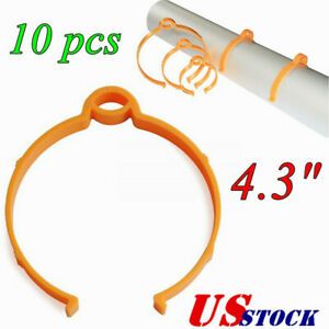 US 10 pcs 4.3&#034; Vinyl Roll Clamp Clip Film Coil Hoop Storage Tool Film Holder