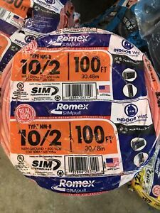 10/2 W/GRD 100&#039; FT ROMEX INDOOR ELECTRICAL WIRE