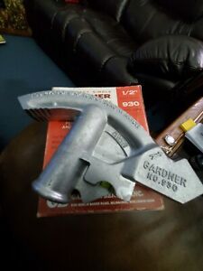 Gardner No.930 pipe conduit bender  thinwall 1/2&#034; Two Levels USA w box {4